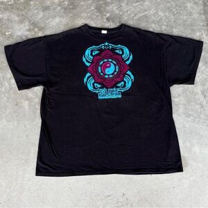 Quiksilver Y2K Vintage Black Graphic T-Shirt Surfstyle Men’s XL